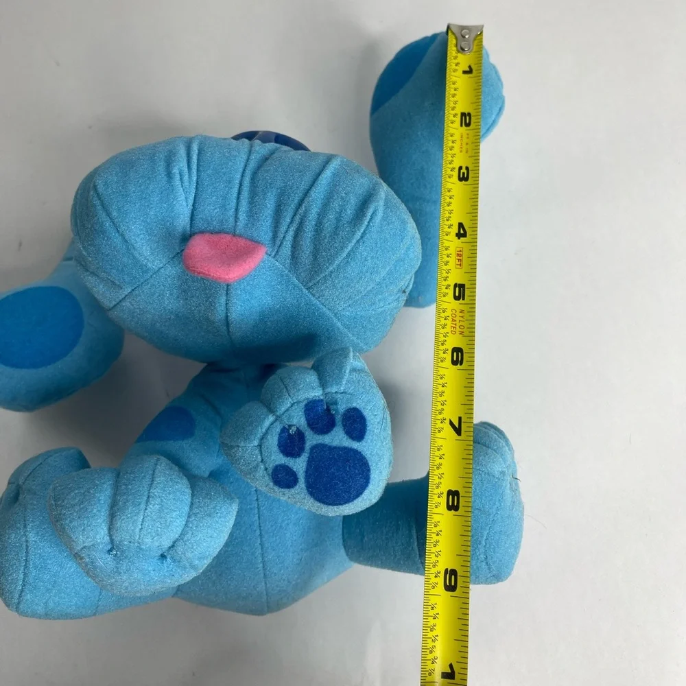 Vintage 1997 Blues Clues Pose-A-Blue 8” Tyco Plush Viacom Nickelodeon 90s - Picture 9 of 9